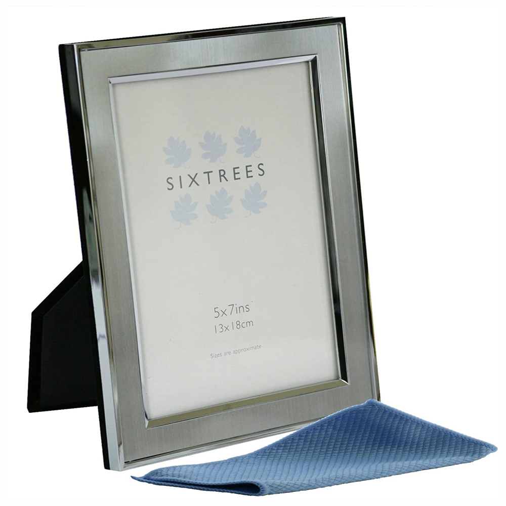 Sixtrees 5x7 Pewter Silver Plated Photo Frame